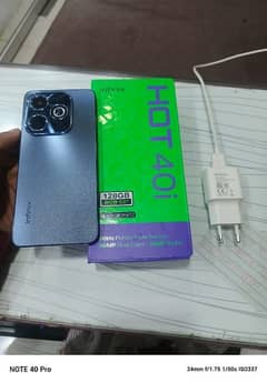 Infinix note 40i 4/64 with box charger and warrenty 3 months