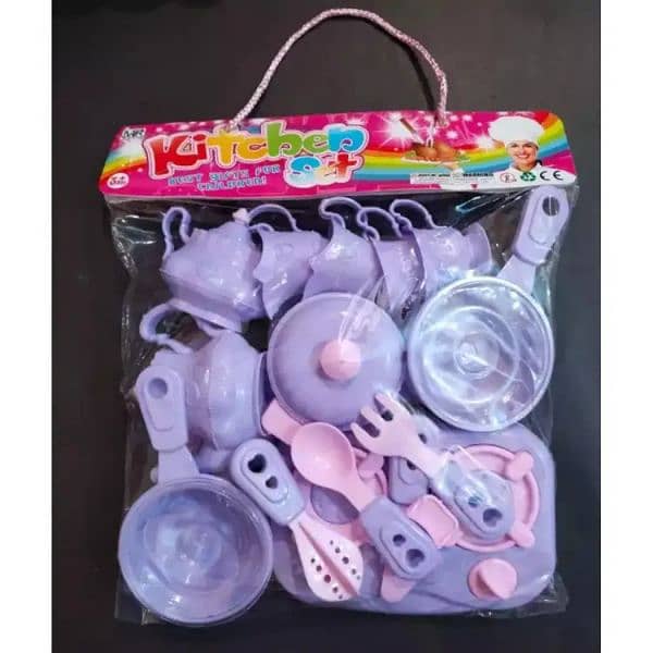 High Quality Kitchen set for girls kids (Bartan Set) 1