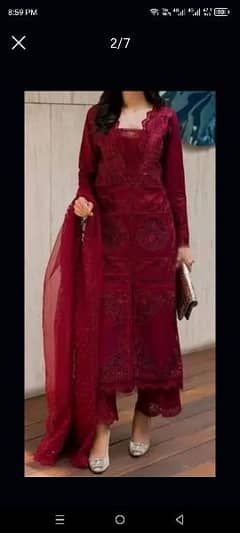 preloved 3pc formal dress by saira shakira