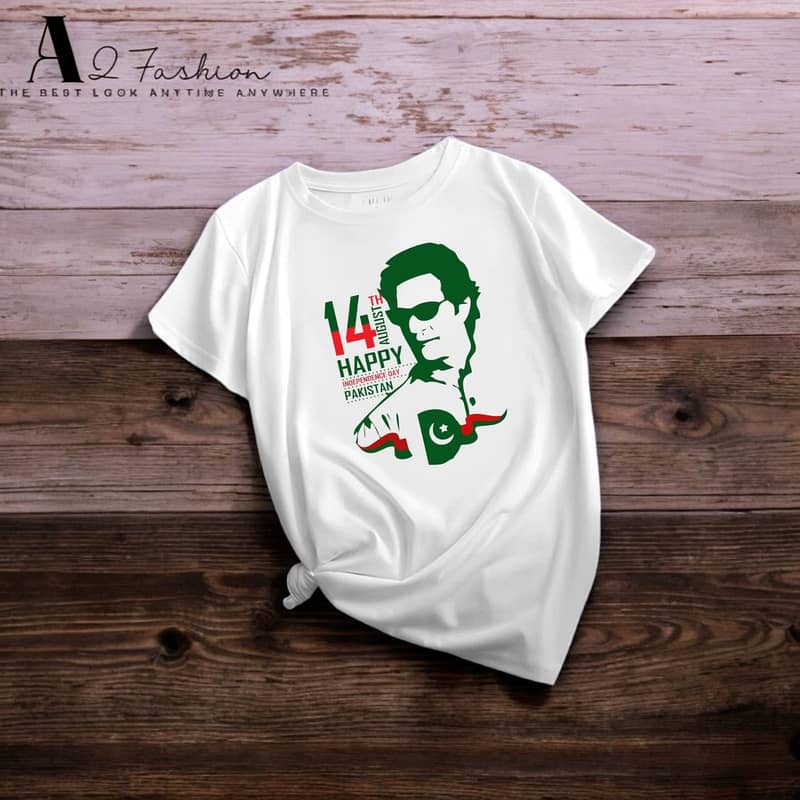 14 Aug (Imran khan) Printed T-Shirt 1