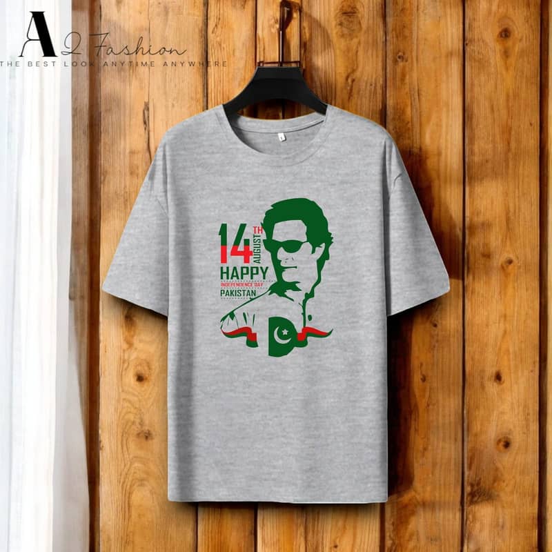 14 Aug (Imran khan) Printed T-Shirt 2