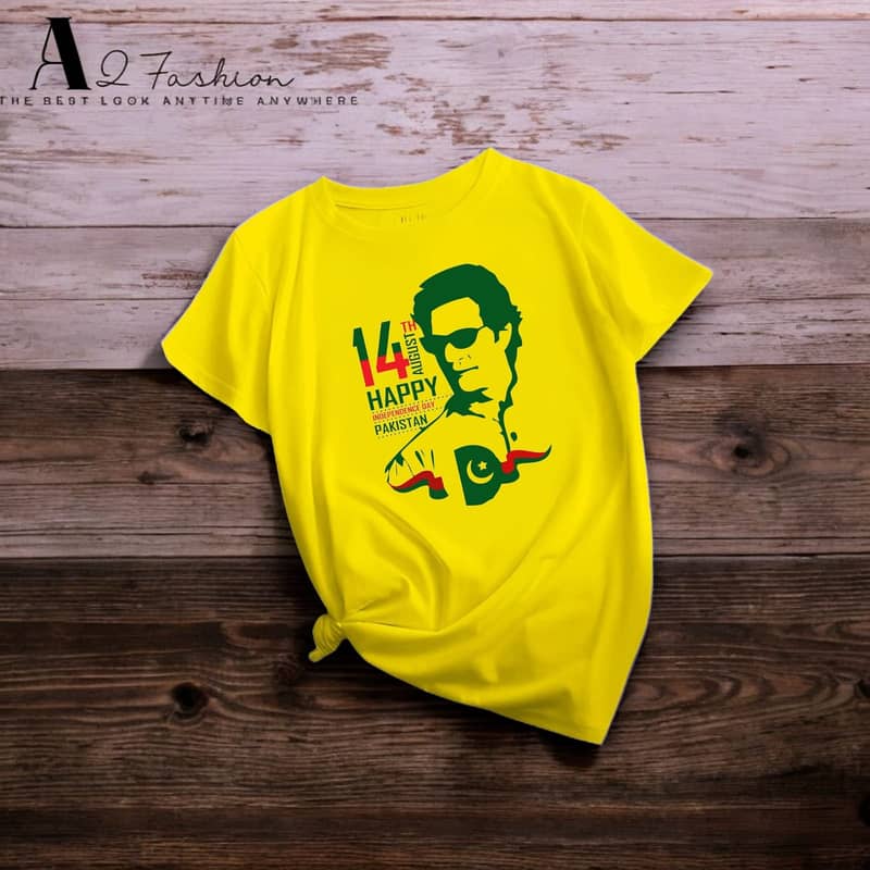 14 Aug (Imran khan) Printed T-Shirt 4