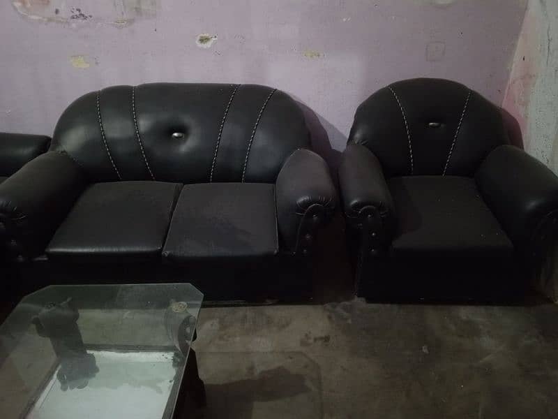 Black Sofa Set 0