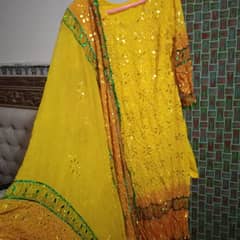 mehndi dress