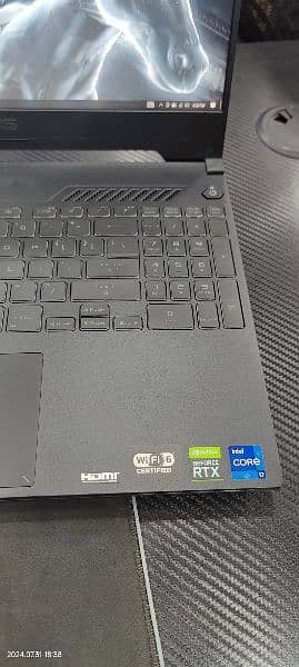 Asus tuff gaming laptop/ I 7 12th gen /16gb/512/3060 6gb/160 hz/2k 3