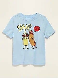 kids customized printed basic t shirts 2