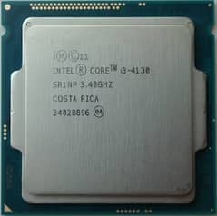 INTEL i3 4130 Processor with CPU cooler