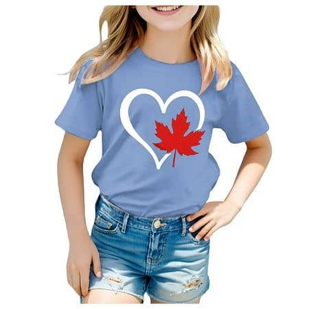 girls customized printed basic t shirts (FOR KIDS ONLY) 2