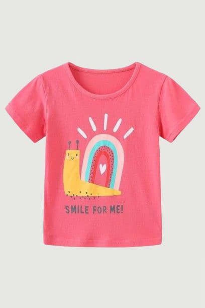 girls customized printed basic t shirts (FOR KIDS ONLY) 3