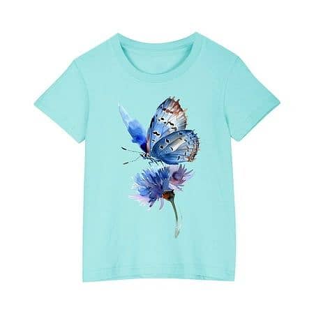 girls customized printed basic t shirts (FOR KIDS ONLY) 4