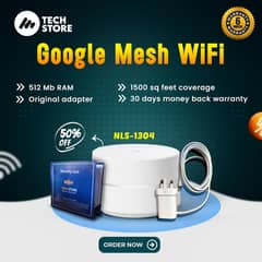 Google Mesh/WiFi/Mesh Router System/NLS-1304/AC1200_Pack of 1(Used)