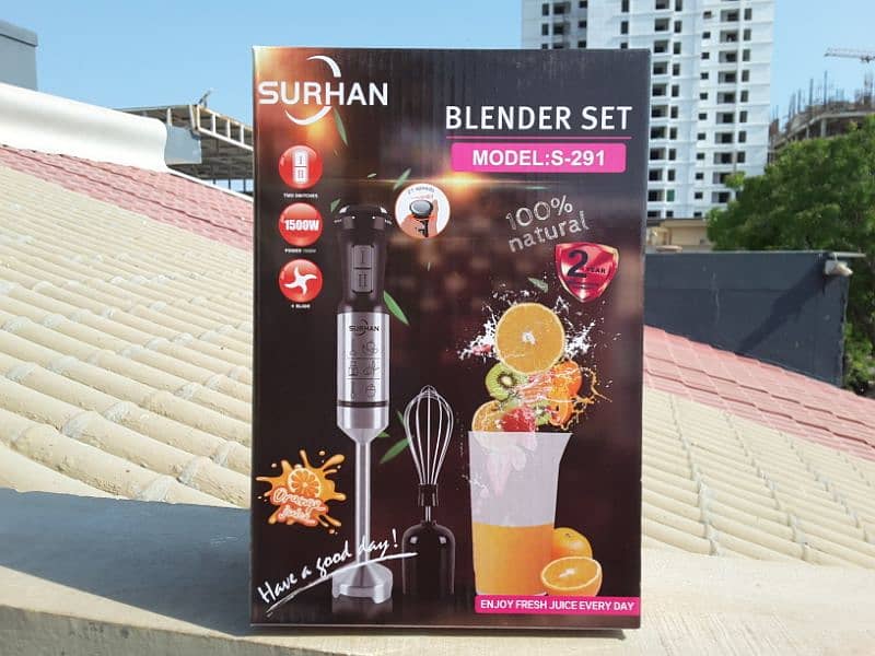 Hand Blander Hand Mixer and Glass 3 in 1 Germany 8