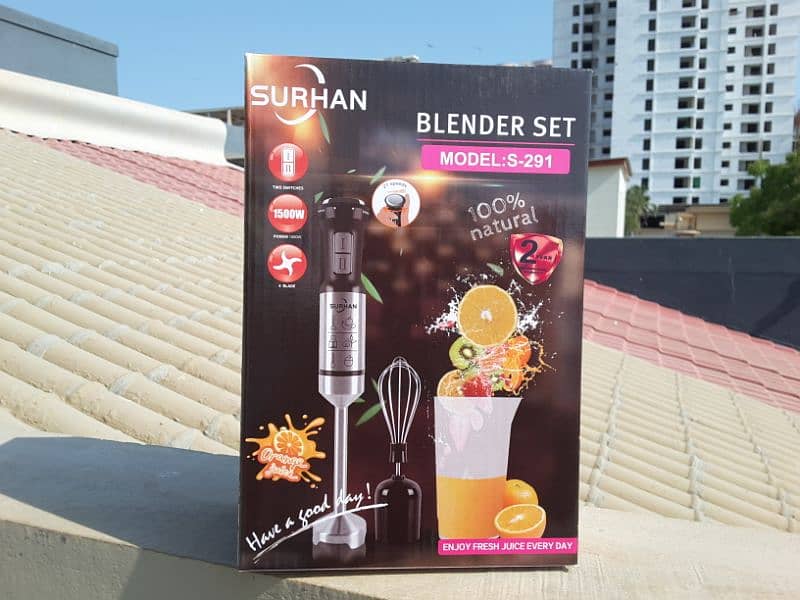 Hand Blander Hand Mixer and Glass 3 in 1 Germany 10