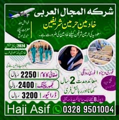 Saudi Arabia Work Vacancies/ Jobs in saudia/ Company Visa Jobs