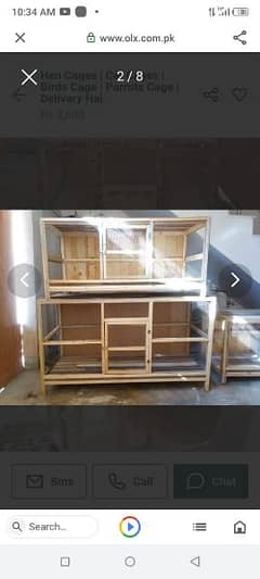 hen cat rabbit new pinjra cage for sale (delivery available)