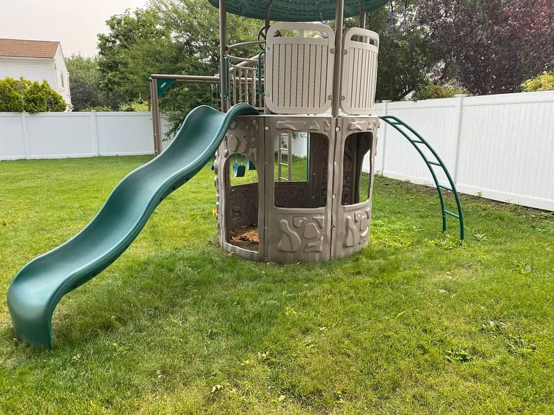 Swings|Slide|Seesaw|Marygoround|Bench|Gazibo|Tree House|Park Setup 5