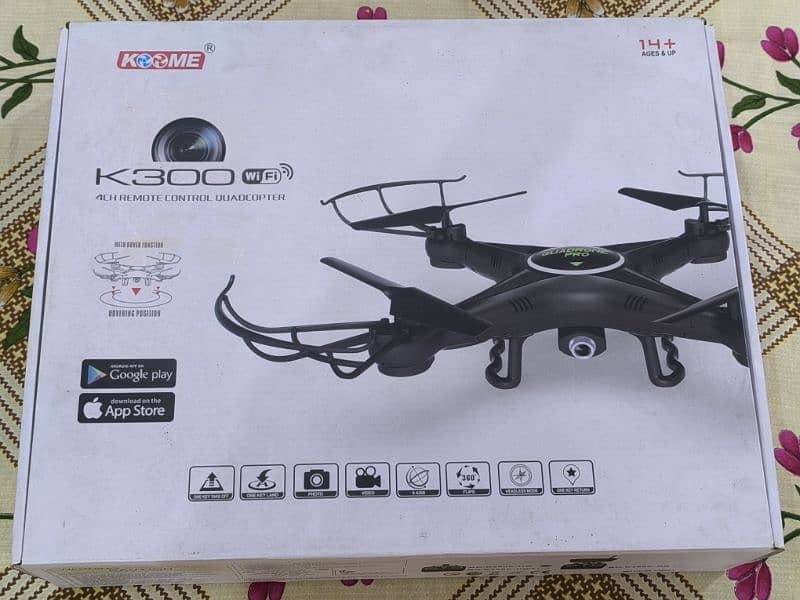 drone koomi k300 wifi with hd camera 2