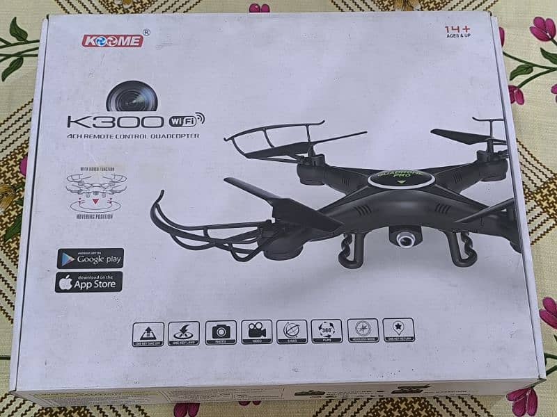 drone koomi k300 wifi with hd camera 3