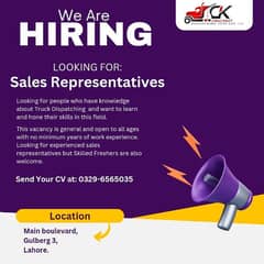 Hiring On-Site Sales Representatives for a Truck Dispatching Office
