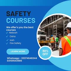 Safety Courses, Nebosh, Osha, Iosh, Fire Safety