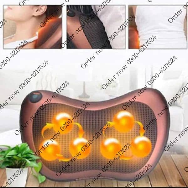 Electric Car Neck Massager Machine with Heating Function | Back 0