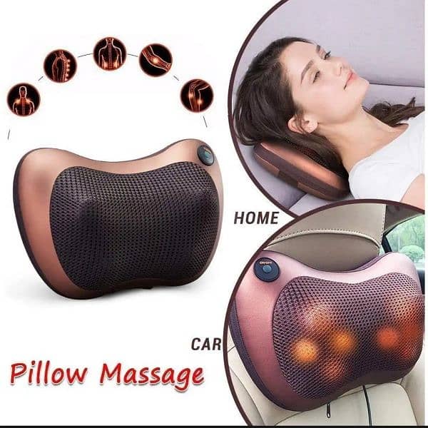 Electric Car Neck Massager Machine with Heating Function | Back 9