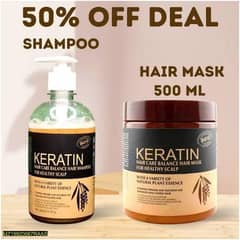 Hair Keratin Mask And Shampoo Deal