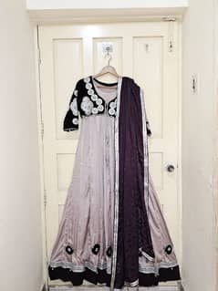 Beautiful Maxi made of silk and velvet