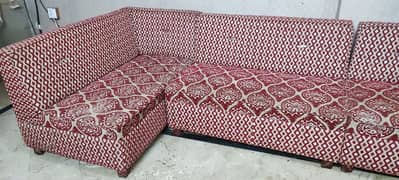 L shaped sofa