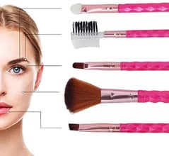 5 pcs mekup brushes