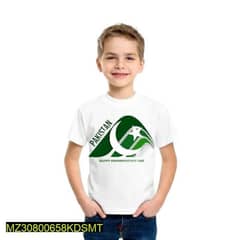 Boy's Stitched Cotton Printed T-shirt