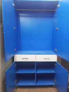 Stylish Blue Wardrobe With Ample Storage