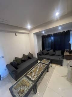 2 bed daily basis short time fully furnished in markaz