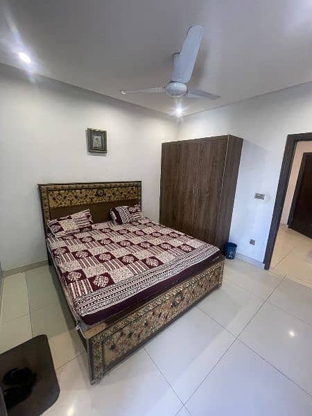 2 bed daily basis short time fully furnished in markaz 2