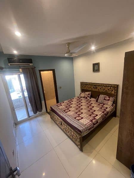 2 bed daily basis short time fully furnished in markaz 5