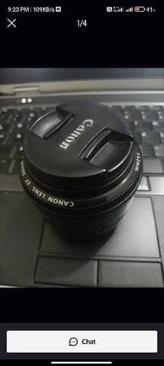 Canon EF 50mm 1.8 lens