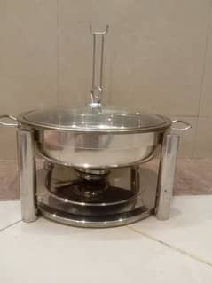 Stainless steel Buffet with mirror lid (per piece)