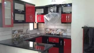 kitchen cabinet and granite marble