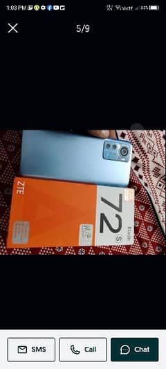 ZTE blade a72s with box exchange or sale 10/10 11 months warranty b ha