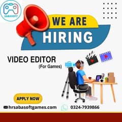 Video Editor Job in Lahore