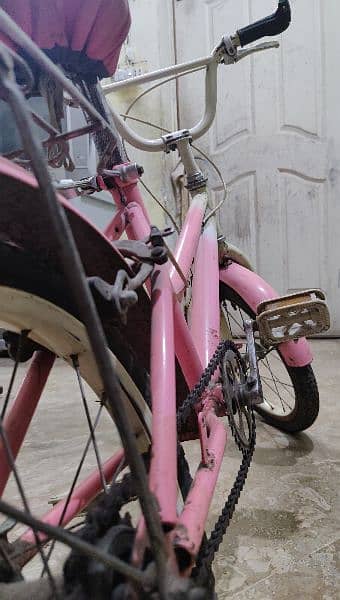 Barbie cycle for kids pink colour 3