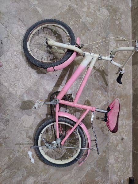 Barbie cycle for kids pink colour 5