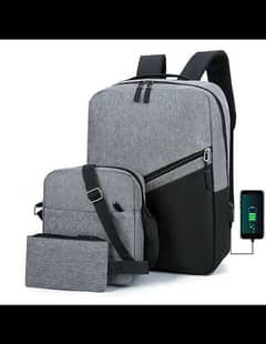 3 In 1 Laptop Bag With USB Port

Backpack