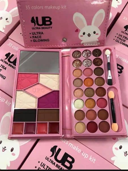 UB Glowing Kit With 35 Colors Eye Shadow Order On Whats: 03160360 600 0