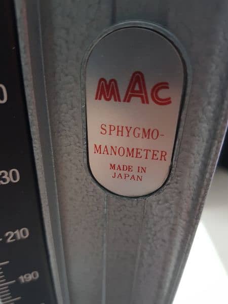 MAC Mercurial Sphygmomano Meter blood pressure monitor made in japan 4