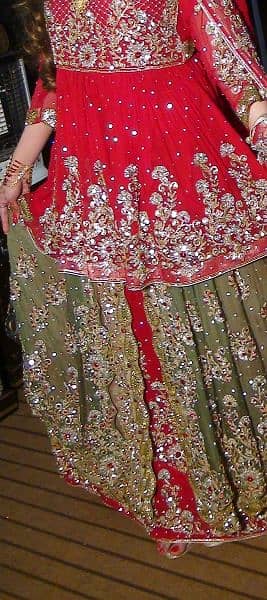 bridal dress /barat dress /bridal lhnga/wedding dress/shadi ka lhnga 0