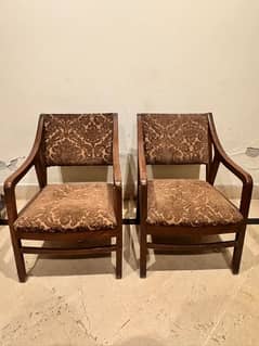 2 Chairs =18000 Per chair 9000