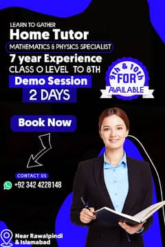 Experienced Tutor for Math