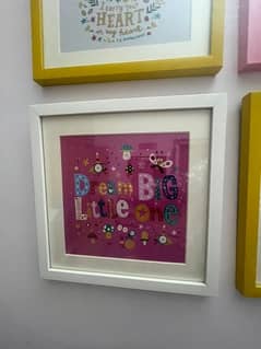 girls room wall decor 10 wall frames 500 each