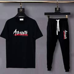 men t-shirt and shorts